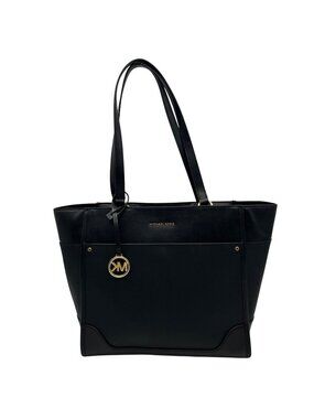 Michael Kors Black Leather Large Shoulder Bag